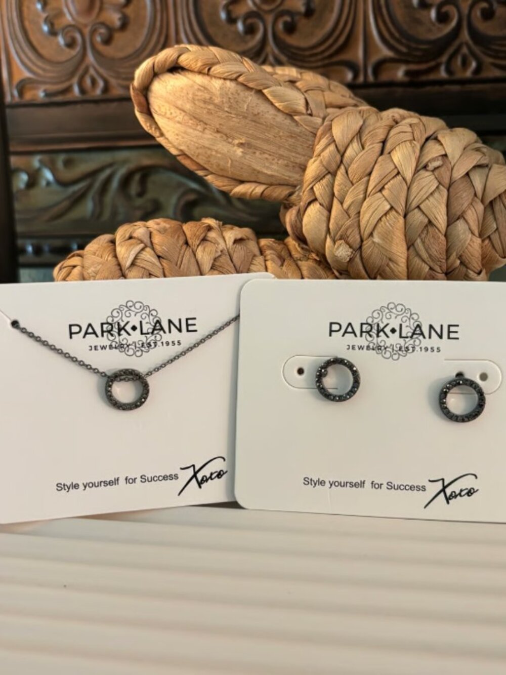 Park Lane Hematite Roo Necklace And Earrings Set